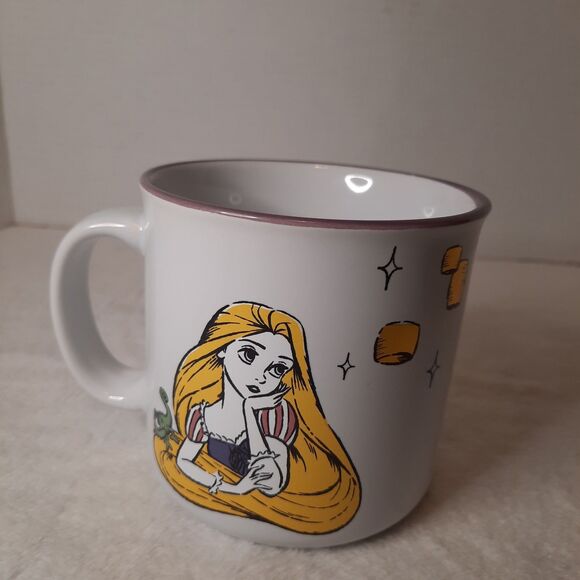 Disney Tangled Rapunzel 20oz Ceramic Mug by Silver Buffalo  Large Coffee Cup Mug - Picture 2 of 7